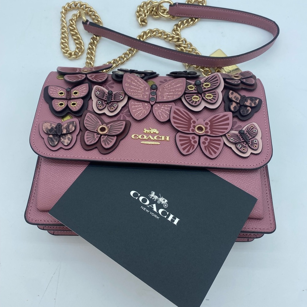 Coach Klare Crossbody with Butterfly Appliqué